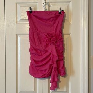 PrettyLittleThing Strapless Mini Dress